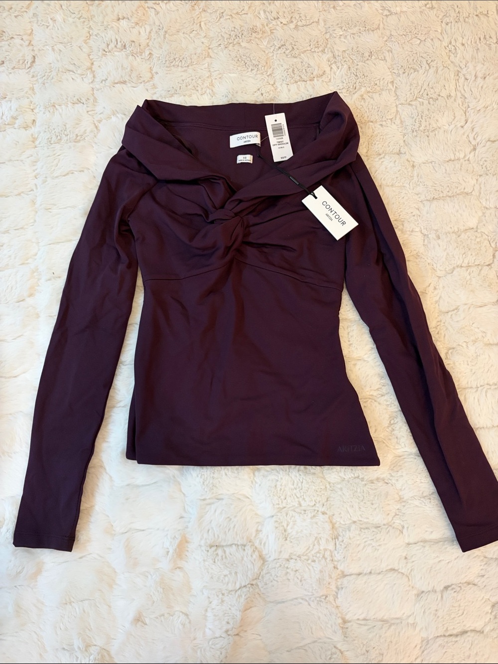 NWT Aritzia Contour Twist Top